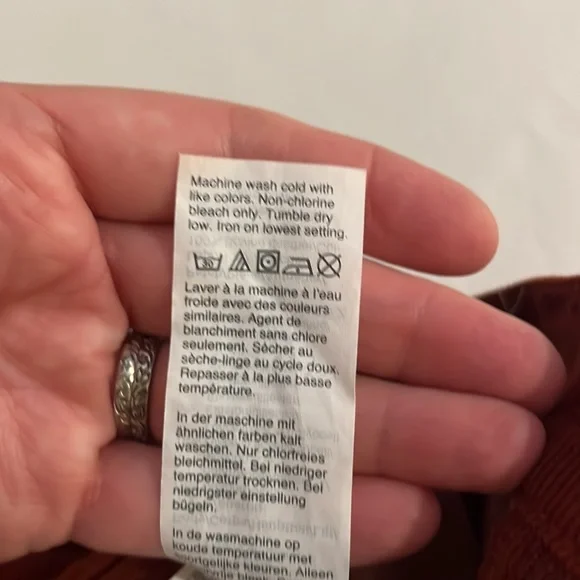 MADEWELL women’s 10” high rise skinny corduroy pants rust orange 28 - Picture 14 of 14